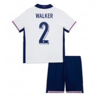 Fotballdrakt Barn England Kyle Walker #2 Hjemmedraktsett EM 2024 Kortermet (+ Korte bukser)